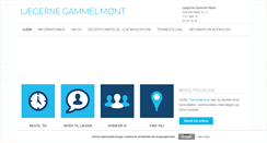 Desktop Screenshot of laegernegammelmoent.dk