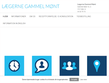 Tablet Screenshot of laegernegammelmoent.dk